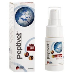 Peptivet Oto gel ušný gel pre psy a mačky 25 ml