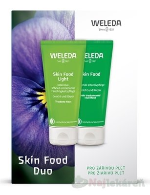 E-shop WELEDA Skin Food Duo krém Light osviežujúci 30 ml + krém univerzálny, hydratačný 30 ml