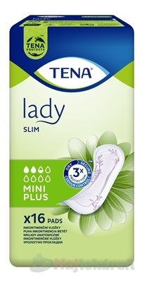 E-shop TENA Lady Slim Mini Plus inkontinenčné vložky 16ks