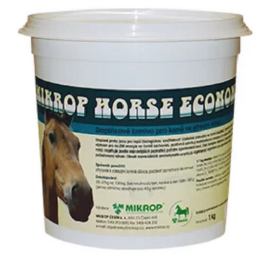 E-shop MIKROP Horse Economy doplnkové krmivo pre kone so strednou záťažou 1kg