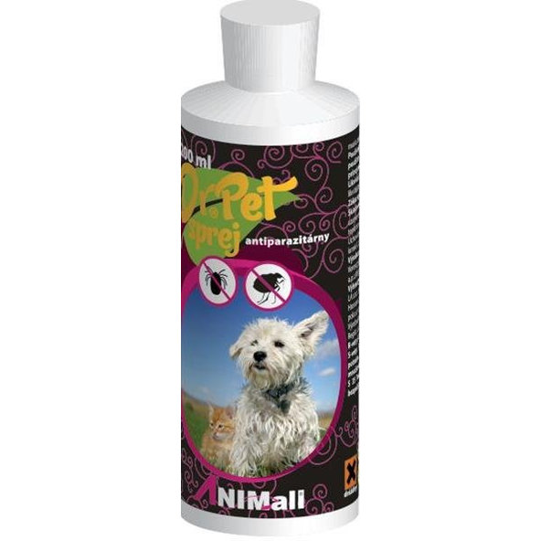 Spray Dr.Pet antiparazitárny s repelentným účinkom pre psy a mačky 200ml