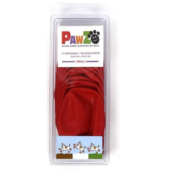 Topánky jednorázové pre psa "S" 6,4cm, červené, 12ks/bal.