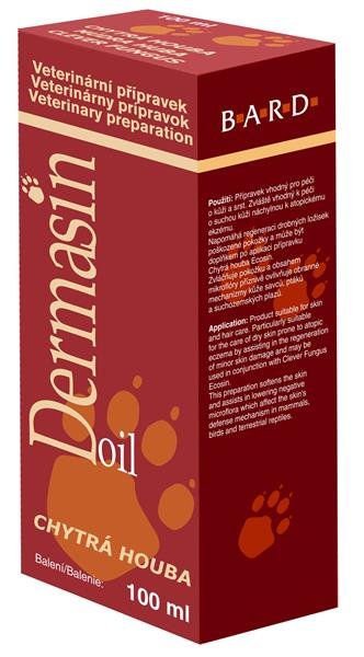 E-shop Dermasin oil 100ml - Múdra huba, veterinárny prípravok