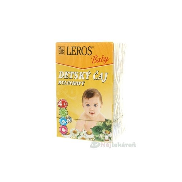 LEROS BABY DETSKÝ ČAJ BYLINKOVÝ, 20x1,8g