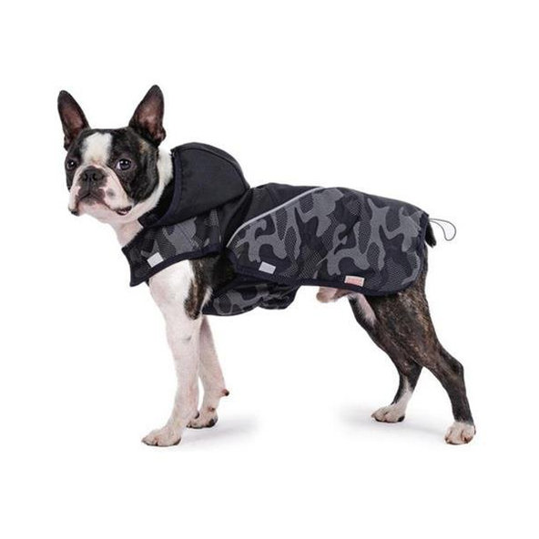Oblečenie Samohýl - Splendor ll army čierna vesta pre psy 45cm
