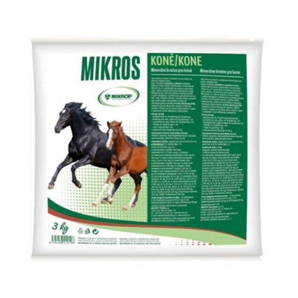 MIKROS Horse plus minerály a vitamíny pre kone 3kg