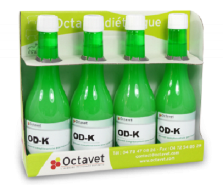E-shop Octavet OD-K doplnkové krmivo pre hovädzí dobytok 4 x 500ml