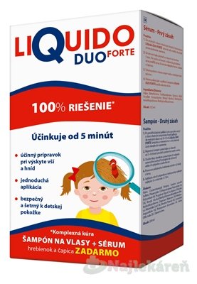 E-shop LiQuido DUO Forte šampón proti všiam