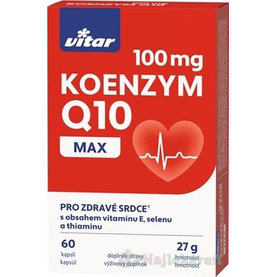 VITAR KOENZYM Q10 MAX 100 mg 60 kapsúl