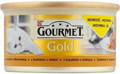 E-shop GOURMET GOLD Savoury Cake s kuraťom a mrkvou konzervy pre mačky 12 x 85g