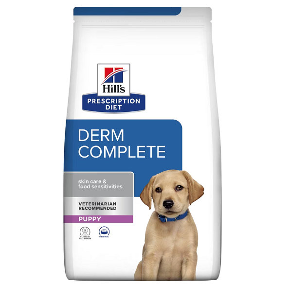 HILLS PD Canine Derm Complete puppy granule pre šteniatka 4kg