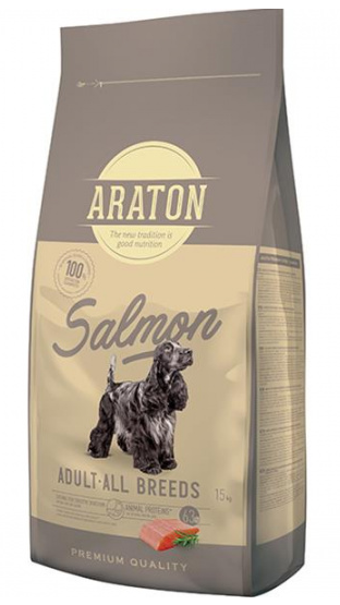ARATON dog adult salmon granule pre psy 15kg