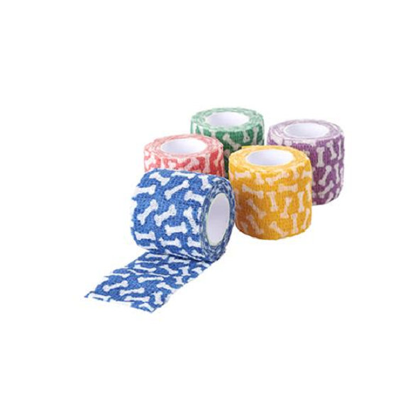 Bandáž KRUUSE Fun-Flex Bones 10 cm x 4,5 m, 10ks