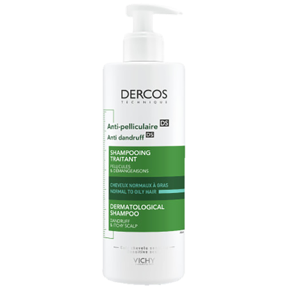 VICHY Dercos ANTI-PELLICULAIRE šampón na mastné lupiny 390ml