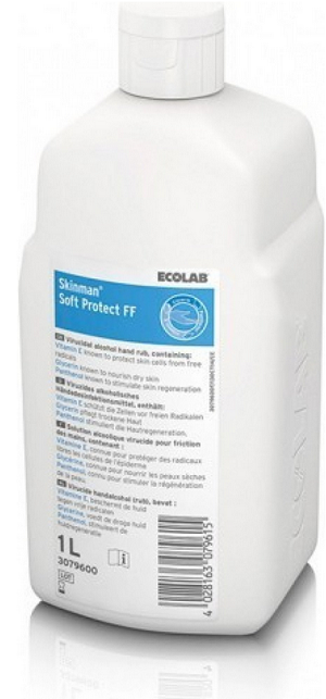 E-shop Skinman Soft Protect FF dezinfekčný prípravok na ruky s virucidnou účinnosťou 1000ml