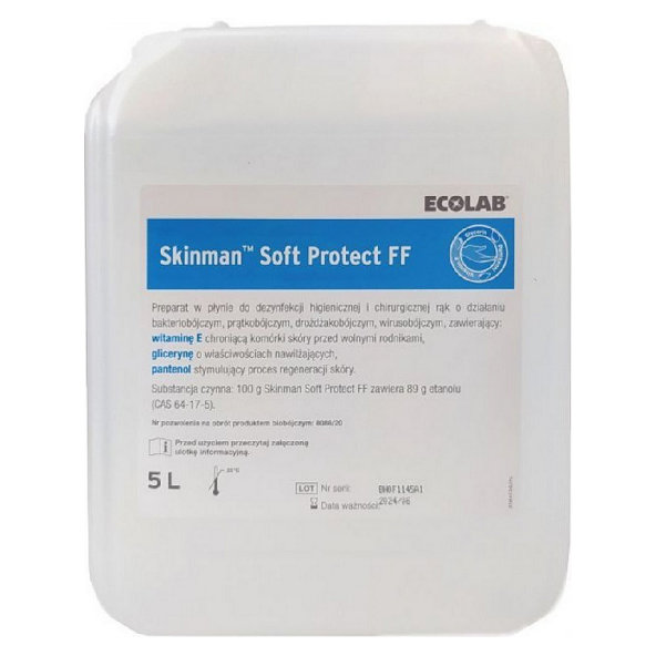 Skinman Soft Protect FF dezinfekčný prípravok na ruky s virucidnou účinnosťou 5000ml