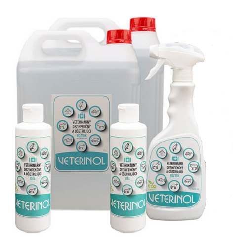 E-shop Veterinol nedráždivý gel na ošetrovanie akútnych a chronických rán 250ml