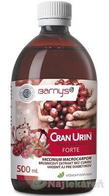 E-shop Barny's CRAN-URIN FORTE brusnica 500 ml