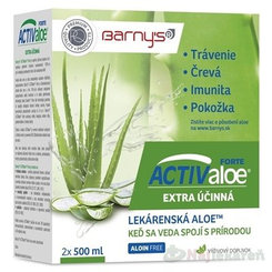 BARNY'S Activ aloe vera na detoxikáciu, 2x500ml