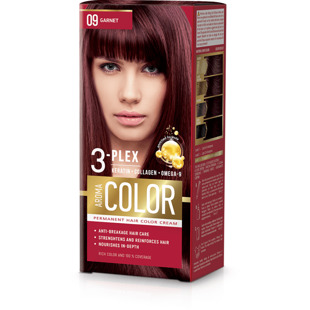 E-shop Farba na vlasy - granát č.09 Aroma Color