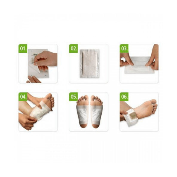 Detoxikačná náplasť na nohy Master Herb TianDe 2 ks