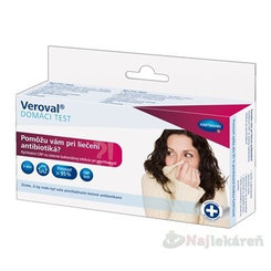Veroval "Pomôžu vám pri liečení antibiotiká?" domáci CRP test 1ks