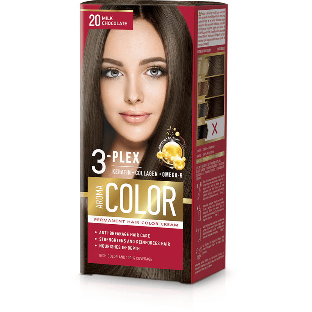 E-shop Farba na vlasy - mliečna čokoláda č.20 Aroma Color