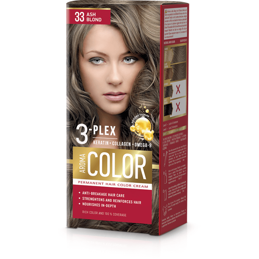 E-shop Farba na vlasy - popolová blond č. 33 Aroma Color