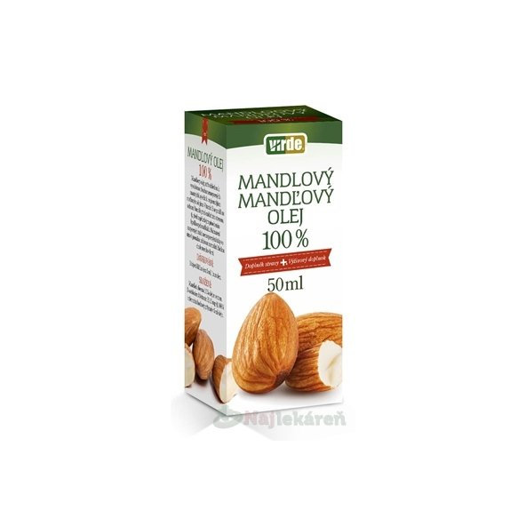 VIRDE MANDĽOVÝ OLEJ 100%, 50 ml