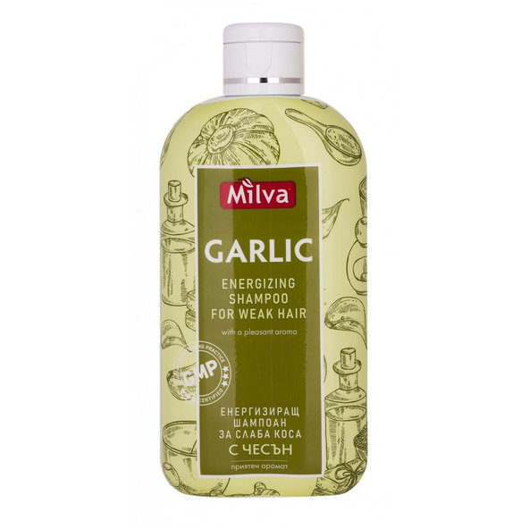 Šampón s Cesnakom energizujúci pre oslabené vlasy Milva 200 ml