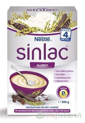 E-shop Nestlé nemliečna kaša SINLAC allergy 500g