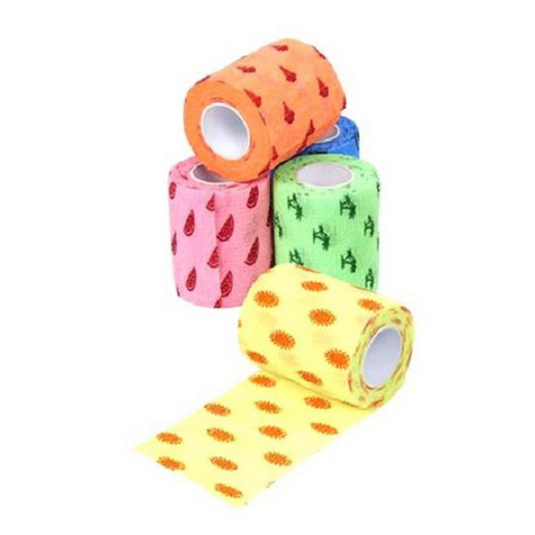 Bandáž KRUUSE Fun-Flex Summer 10 cm x 4,5 m, 10ks