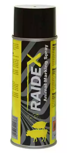 E-shop Raidex žltý spray na označovanie zvierat 400ml