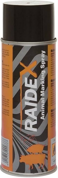 Raidex oranžový spray na označovanie zvierat 400ml