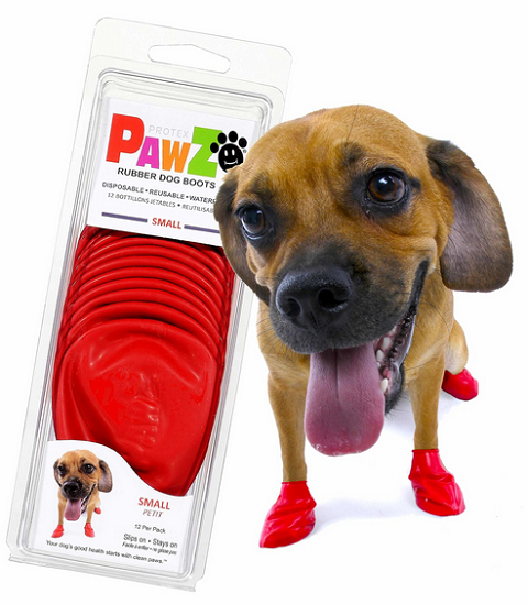 E-shop PAWZ topánka ochranná pre psy S čierna/červená 12ks/bal.