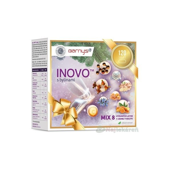 Barny's INOVO s bylinami MIX8, kĺbová výživa, 120 tbl