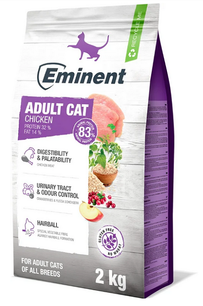E-shop Eminent Cat Adult kura granule pre mačky 2kg