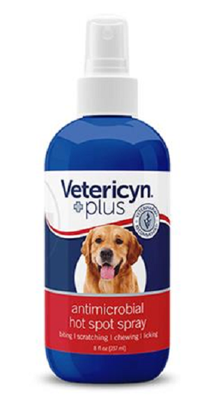E-shop Vetericyn Hot Spot Spray Canine na upokojenie svrbivej pokožky psov 237ml
