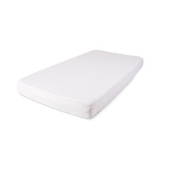 BABYMATEX Plachta nepremokavá s gumičkou Tencel 70x140 cm biela