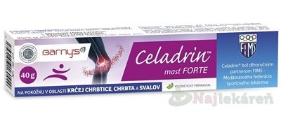 E-shop BARNY'S Celadrin masť FORTE masážny prípravok 40 g