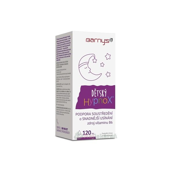 Barny's Detský HypnoX sirup 120 ml