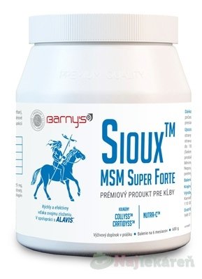 E-shop Barny's Sioux MSM Super Forte prášok 600g
