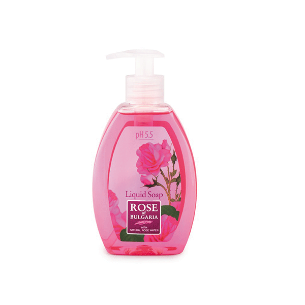 E-shop Tekuté mydlo z ružovej vody s dávkovačom 300ml Biofresh