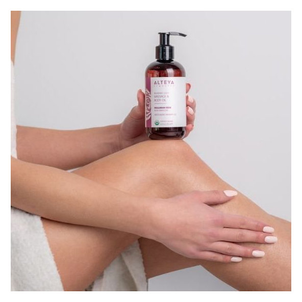 Alteya Masážny telový olej omladzujúci z ruže 125 ml