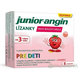 Junior-angin lízanky pre deti s jahodovou príchuťou na bolesť hrdla 8 ks