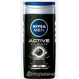 NIVEA MEN SPRCHOVÝ GÉL Active Clean 250ml