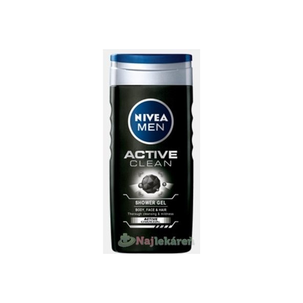 NIVEA MEN SPRCHOVÝ GÉL Active Clean 250ml