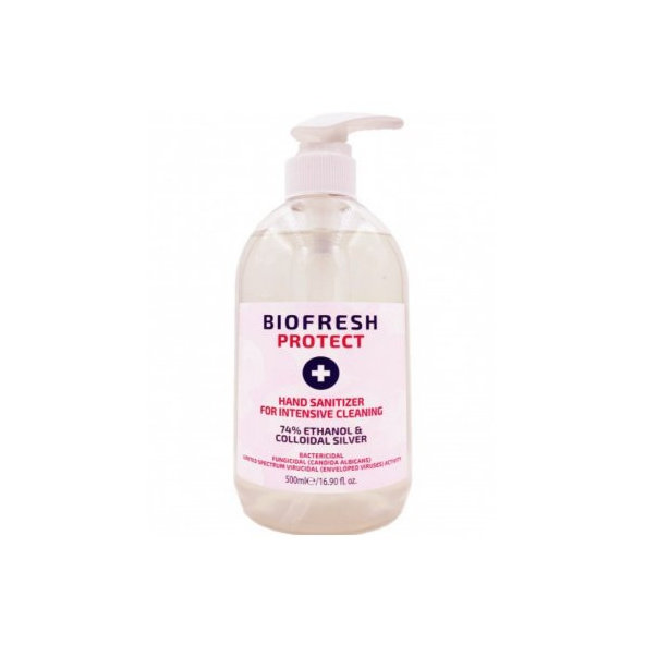 Biofresh čistiaci dezinfekčný antibakteriálny gél na ruky 74% etanol 500 ml