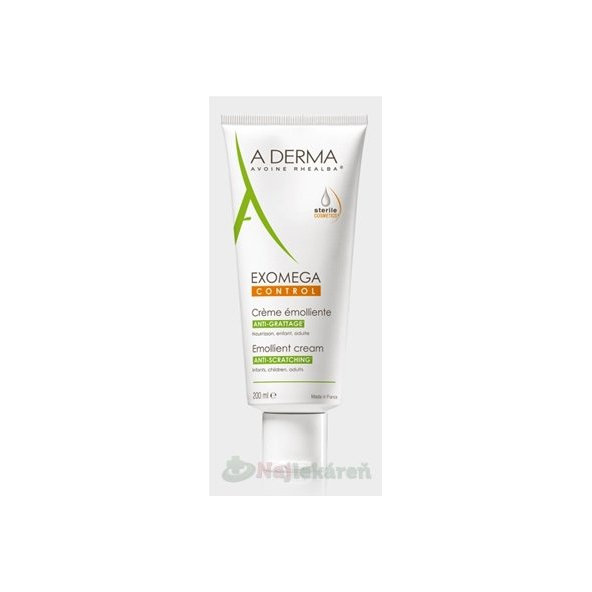 A-DERMA EXOMEGA CONTROL emolienčný krém 200ml