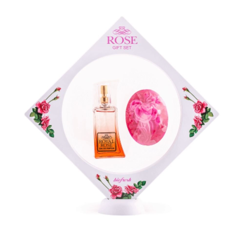 E-shop Darčekový set - Parfum a glycerínové mydlo Royal Rose